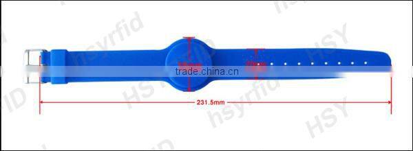 RFID bracelet rfid reader pulsera silicone bands rfid wristband logo and character printing