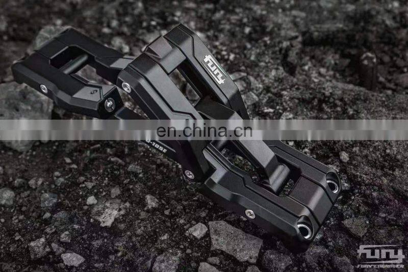 Door foot pedal for Jeep Wrangler JL 2018+ Car Accessories black sliver aluminium door folding from maiker