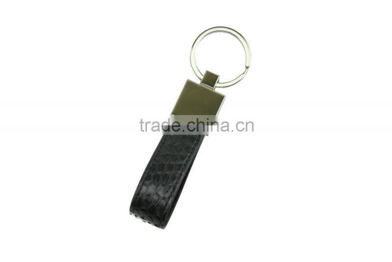 Luxury Wholesale Custom Real Genuine Python Skin Leather Key chain Key Ring