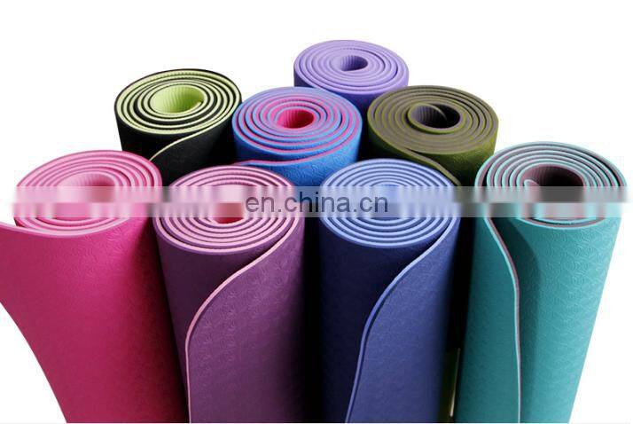 Fitness Natural Rubber TPE Yoga Mat PVC Yoga