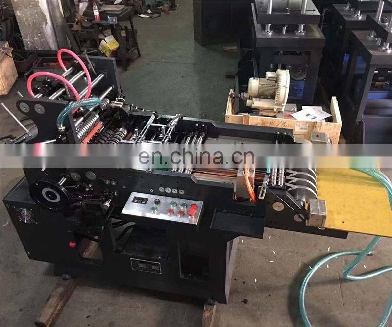 ZF250S Automatic europe Russia Ukraine romania seed paper bag folding and gluing machine with euro hanging hole