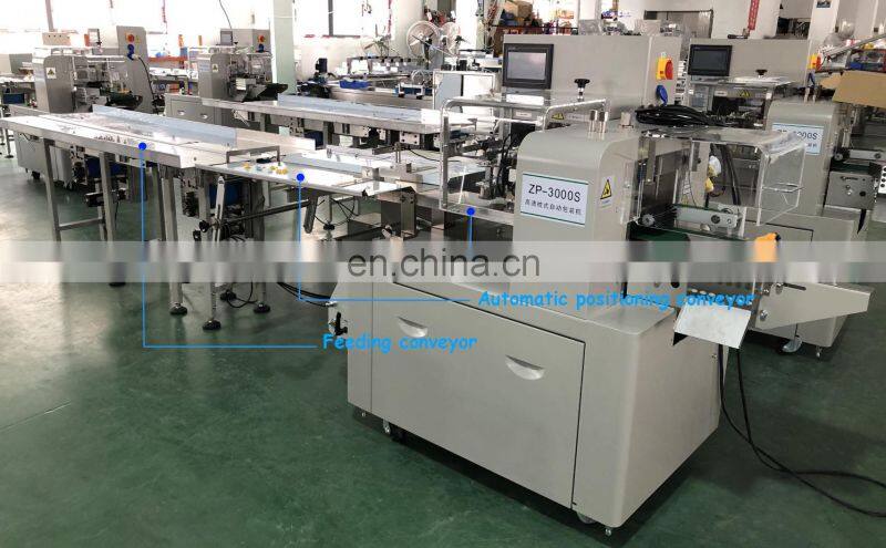 Automatic toy car plasticine horizontal flow wrapping pouch packaging machine