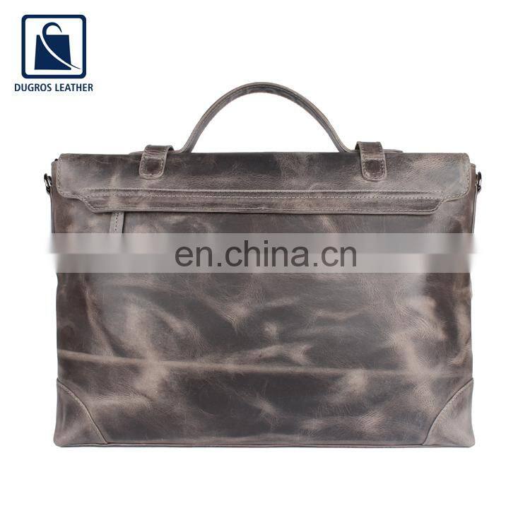 Manufacturer of High Quality Best Selling Wholesale Stylish and Elegant Look Genuine Leather Laptop Bag at Low Price