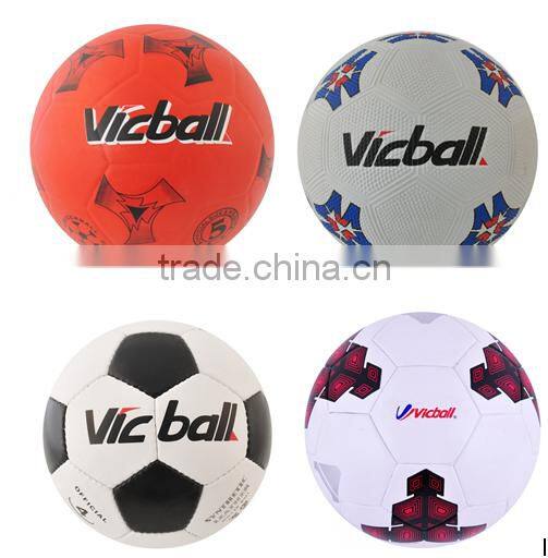 2016 new design promotional machine sewing laser PVC soccer ball factory