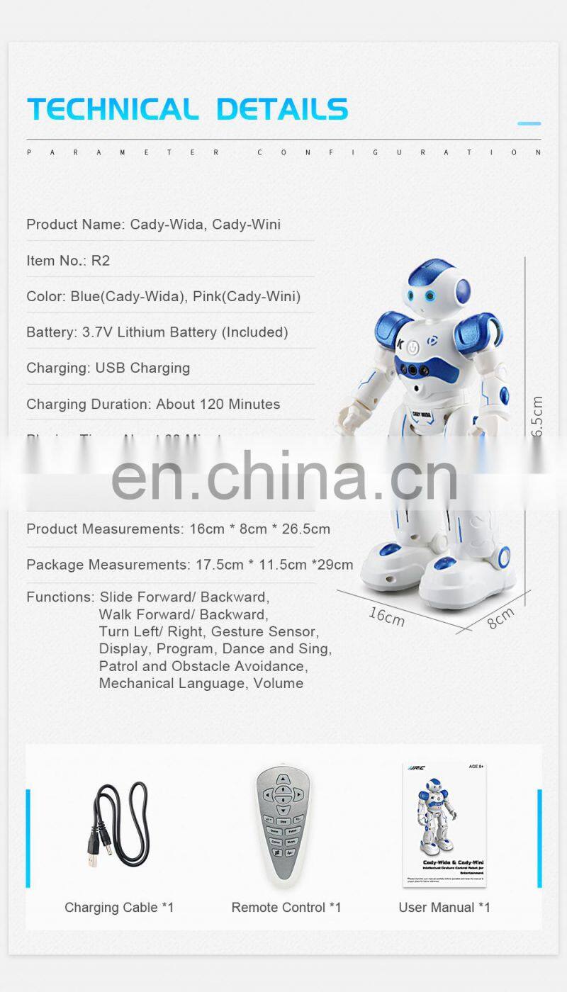 2022 JJRC R2 Intelligent Remote Control Robot with sound for Children Educational