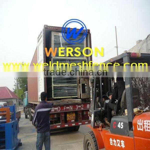 senke PVC coated weld mesh fence with bending-real goods manufacture ,exporter