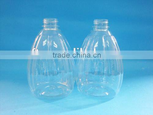 empty plastic PET juice bottle with aluminum cap