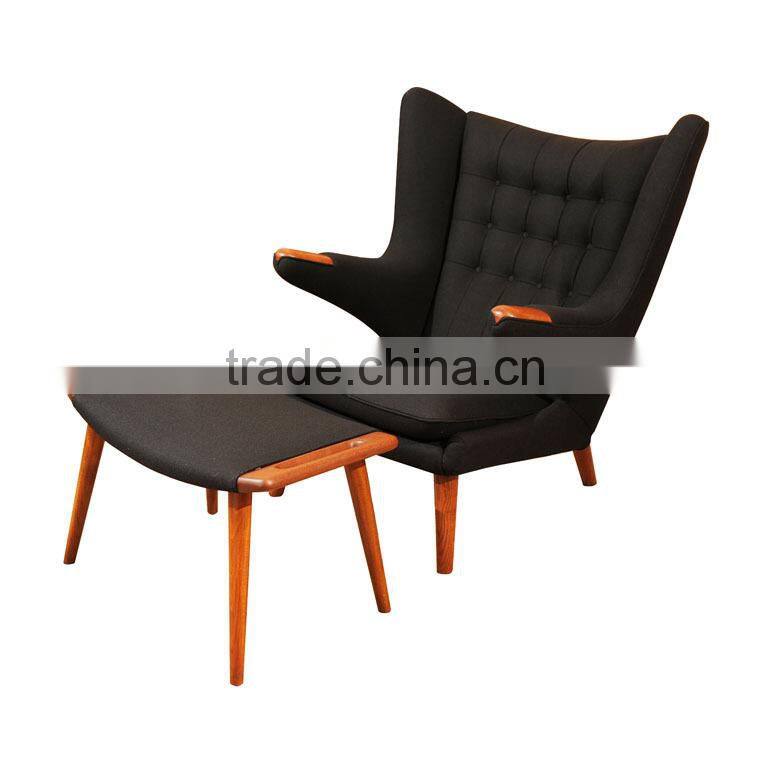 classic Upholstered chaise PAPA bear chair