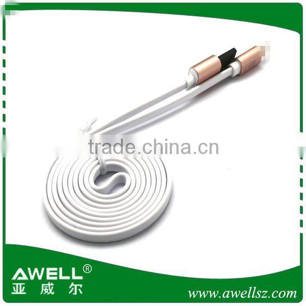 China alibaba braided usb cable for apple iphone 6 ios 8 usb charger cable 1m