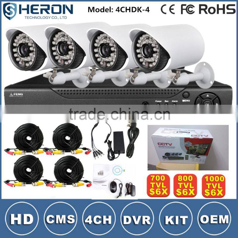 Top 10 cctv cameras DIY 4ch8ch16ch 720p960p dvr camera ahd cctv camera system