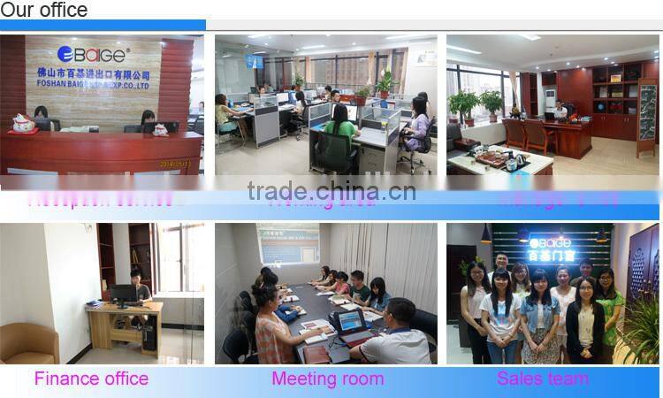 BG-AW9143 aluminum frame glass double entry door