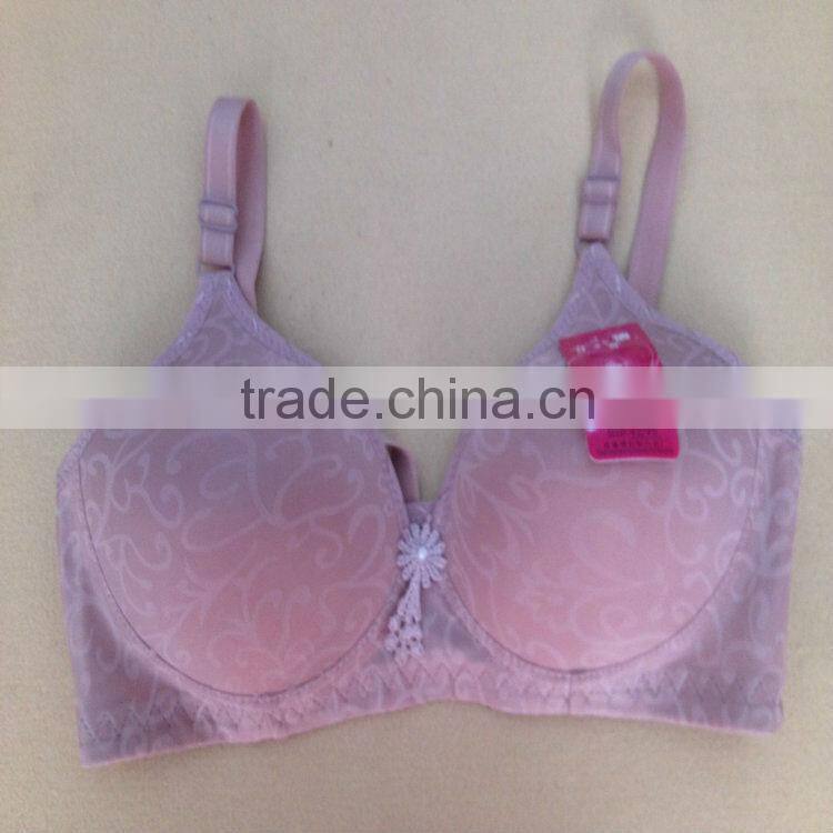 0.93USD USD 36-42C Cup High Quality Adjustable Fashional Ladies Sexy Bra Without Rim Inside, Push Up Bra (gdwx177)