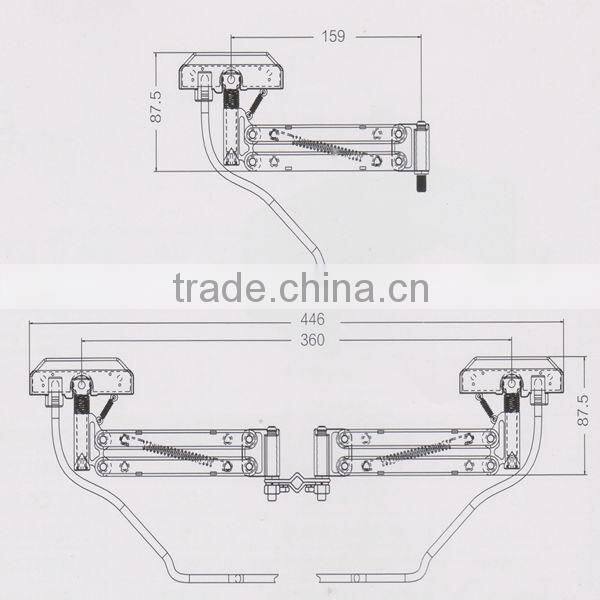 Competitive seamless conductor bar collector with best quality