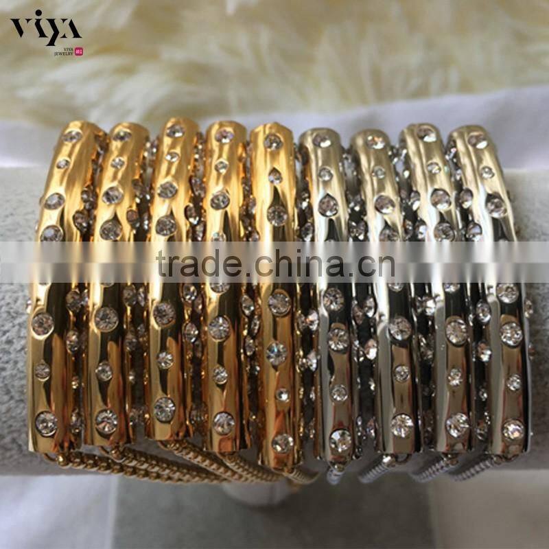 Viya New Design 925 Sterling Silver Bracelet Monica Bracelet with Diammonds