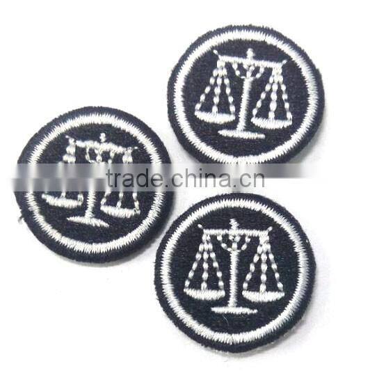 embroidery patch for garments , customized embroidery patch