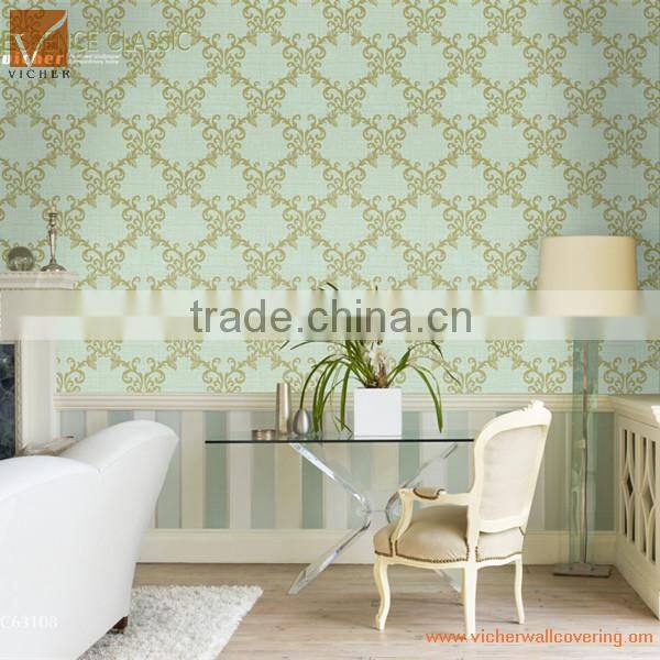 commercial pvc vinyl embossing coated wallpaper modern washable vinyl wallcoverings