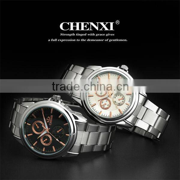 Luxury Style Rose Gold Pointer 005CMR Original Quartz Watch Customize Your Logo Stainless Steel Strap Man Watch