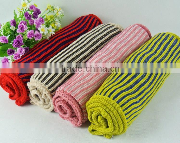 New Wool Assorted Women Circle Scarf Knit