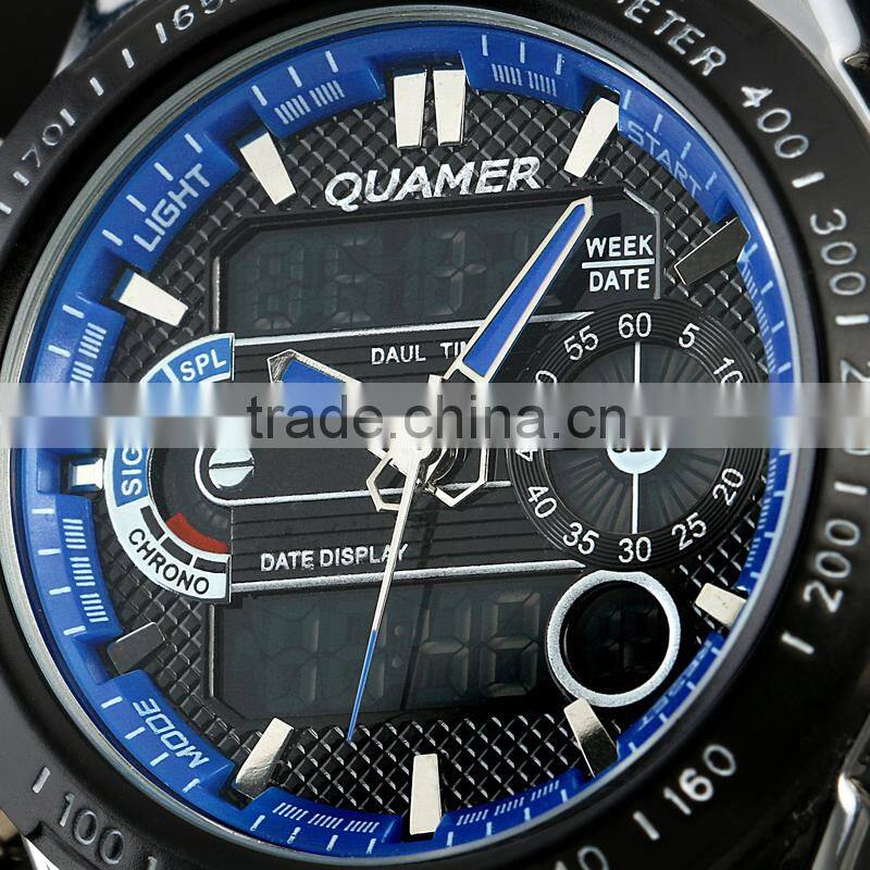 New Black & Blue Silicon Material Men Watches For Sport