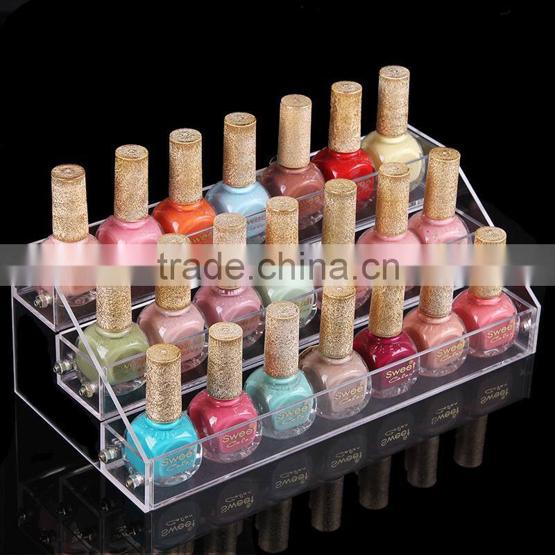 C99 ANPHY Middle Size 3 layers long display rack for nail polish organizer