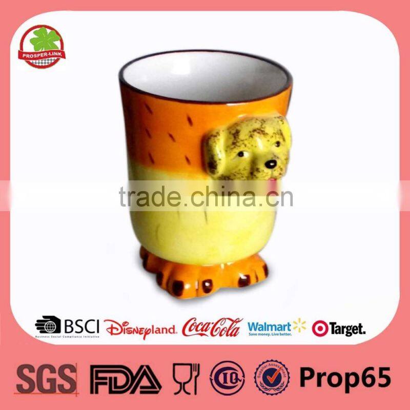 Ceramic Emboss 3D Animal Shape Coffee Mug
