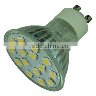 CE RoHS 100-240V AC glass led spotlight GU10
