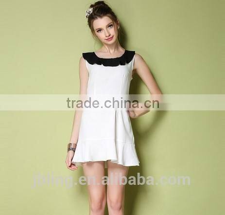 fashion simple design girls frock wholesale