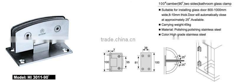 stainless steel glass bracket