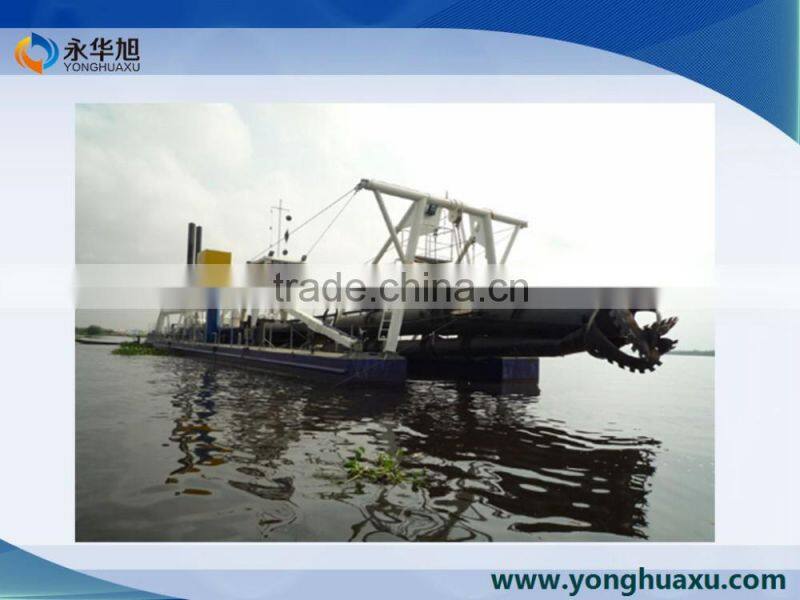 18 inch 24 inch used construction machinery underwater hull cleaning river sand gold dredger cutter suction dredger