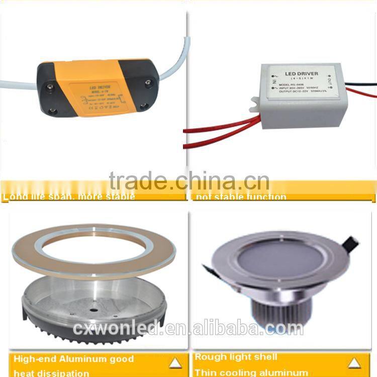 Cool white SMD LED Downlight China Slim Thin 3w led ceiling light