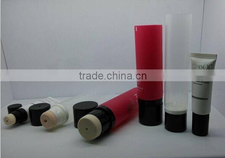 Cosmetic Usage Tube Packaging with Sponge Massage Head Tube for Shoe Polish