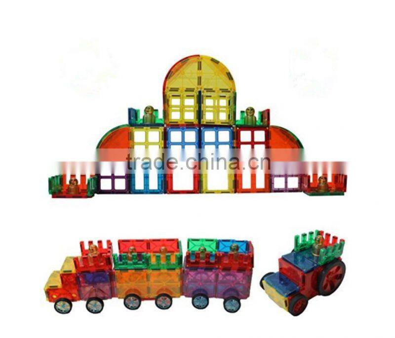 Hot sale Christmas Gifts Magnetic Plastic Building Blocks Toys For Kids