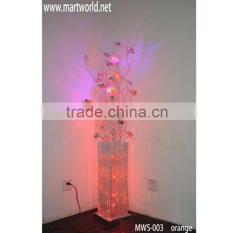 2016 Beautiful shinning light column for event,party&wedding;Hot sale crystal LED pillar wedding decoration(MWS-003)