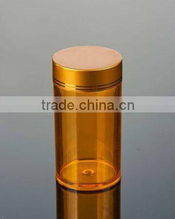 Custom clear pill bottle and jars