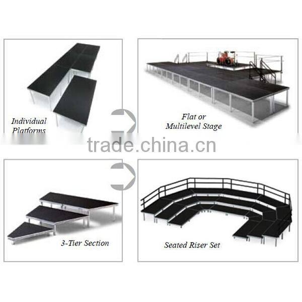 Plywood outdoor concert stage sale portable stage