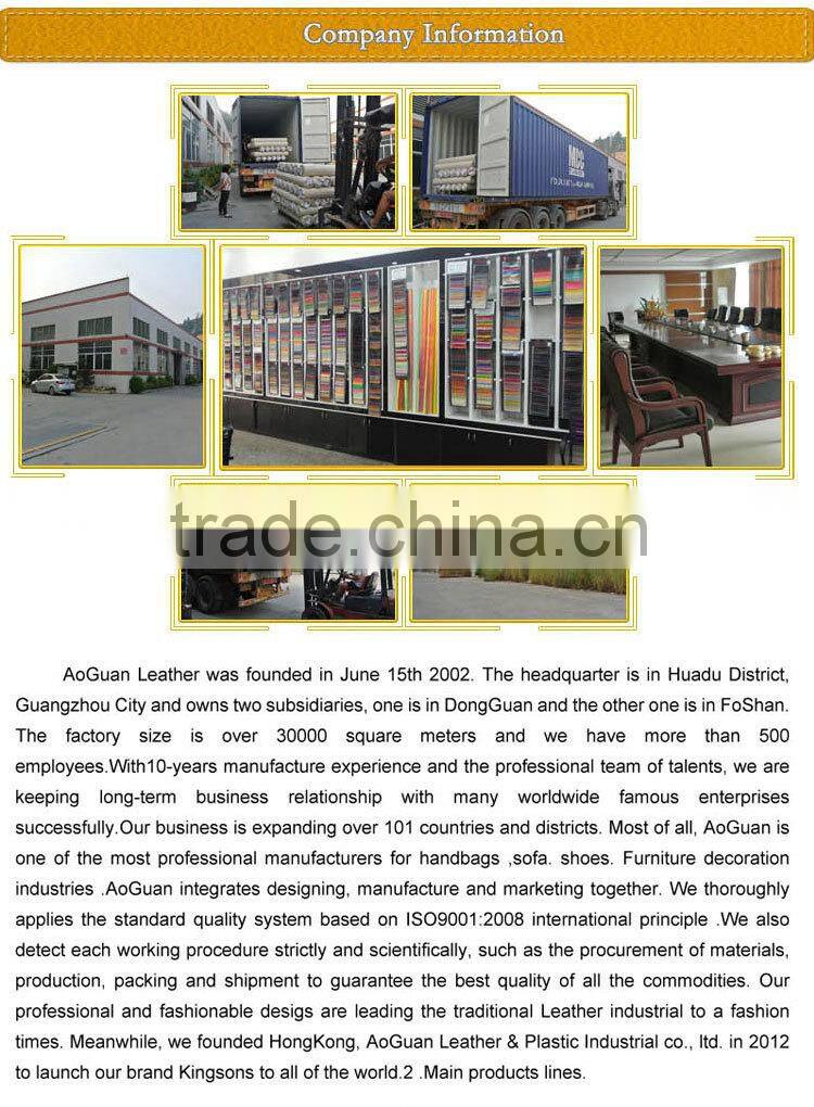 2015 the most popular fashion lady bags artificial leather