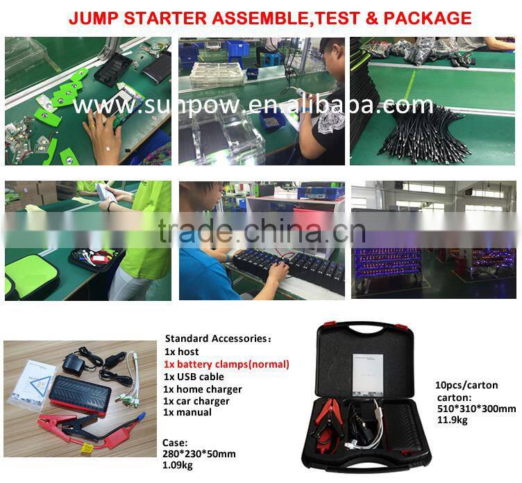 promotional sale lithium jump starter auto jump starter high emergency power battery