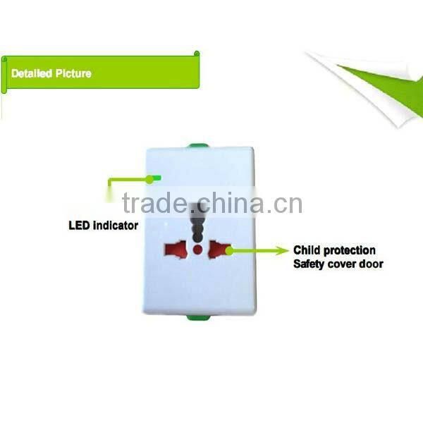 Best selling world travel UK/USA charger with CE certificate