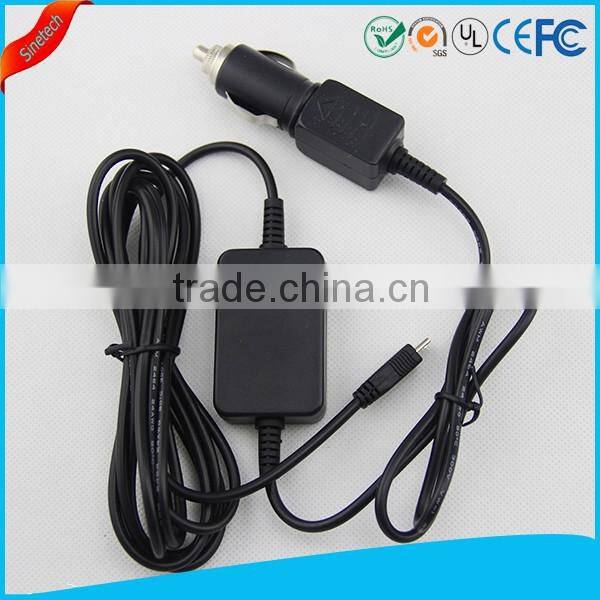 dc converter 24v to 5V converter step down cable with cigarette lighter for GPS navigation accessories