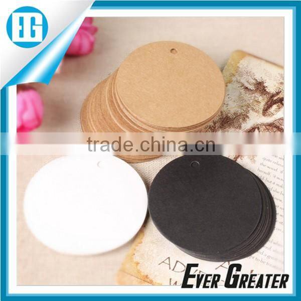 Clear Round Stickers, kraft paper tag