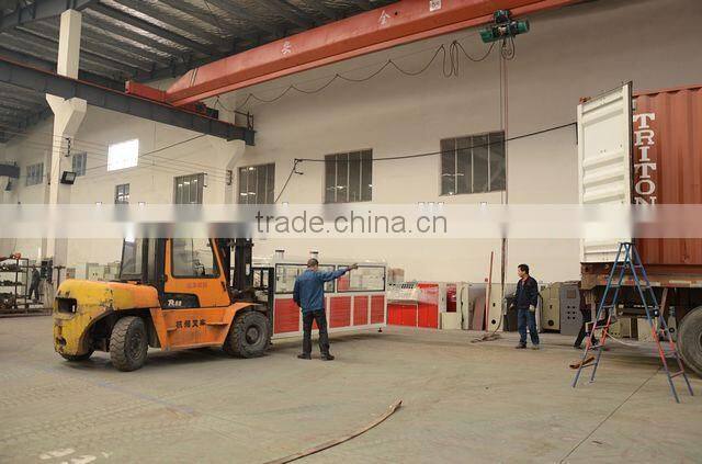 PE Single Wall Corrugated Pipe Production Line