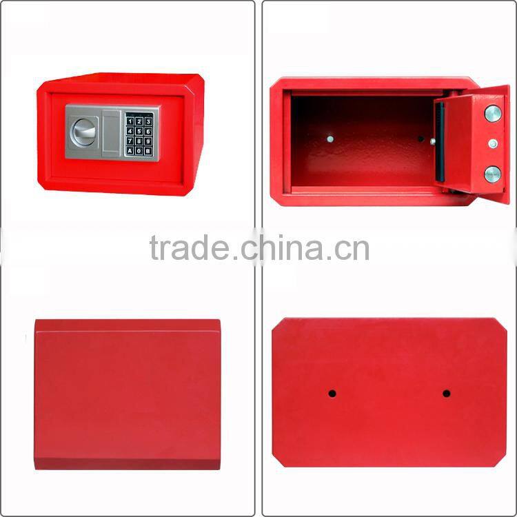 2016 high-quality safe box fingerprint lock outdoor key safe box or mini electronic safe box