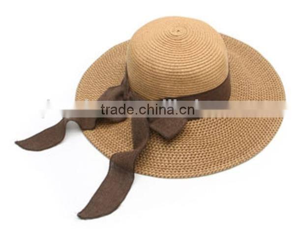2014 Fashion mexican wide roll brim sombrero foldable straw hat