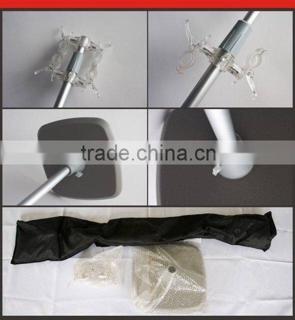 Aluminum Clip poster stand silver colour