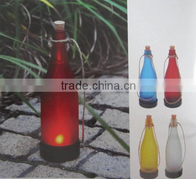 Solar bottle light