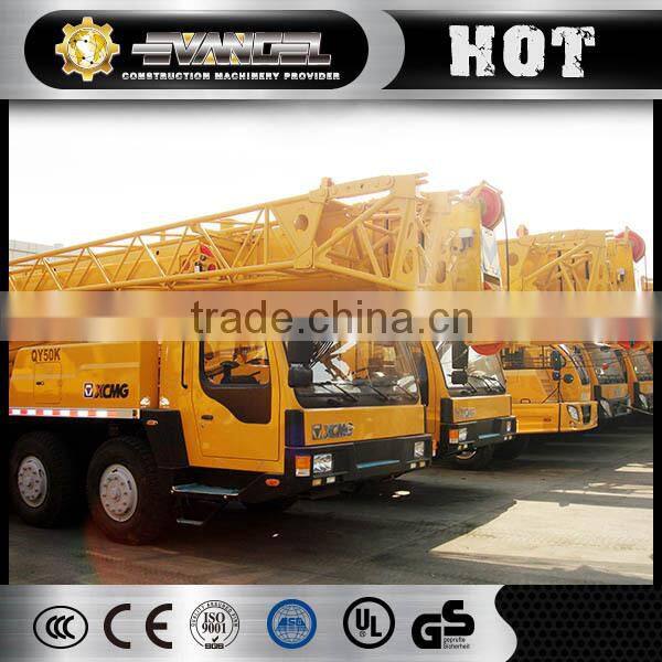 Good working confdition XCMG 50 ton crane used crane truck, used truck crane