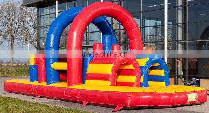 Mini children cheap inflatable obstacles course equipment