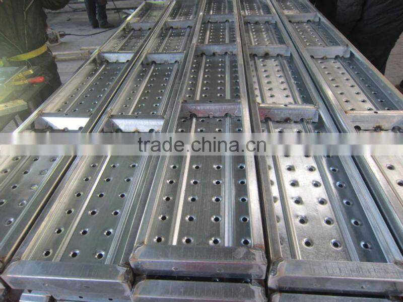Scaffolding steel plank walk board 420 * 45 * 1829mm
