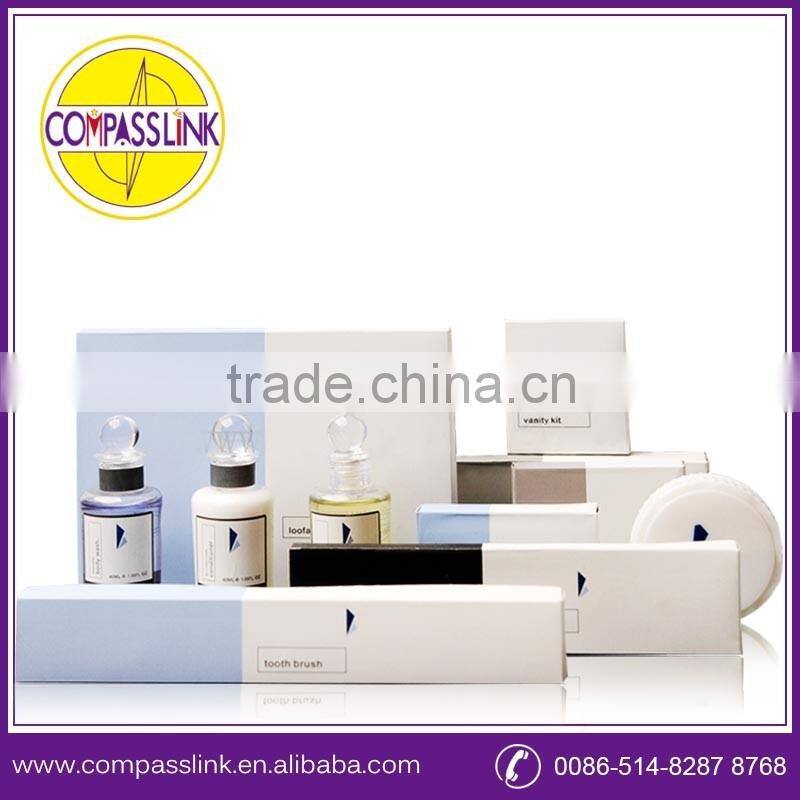Luxury design hotel bathroom hotel amenities set/luxury hotel amenities kit