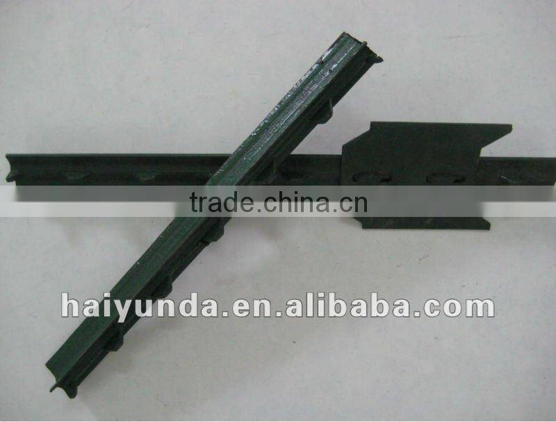 Galvanized HD T-Post With Plate